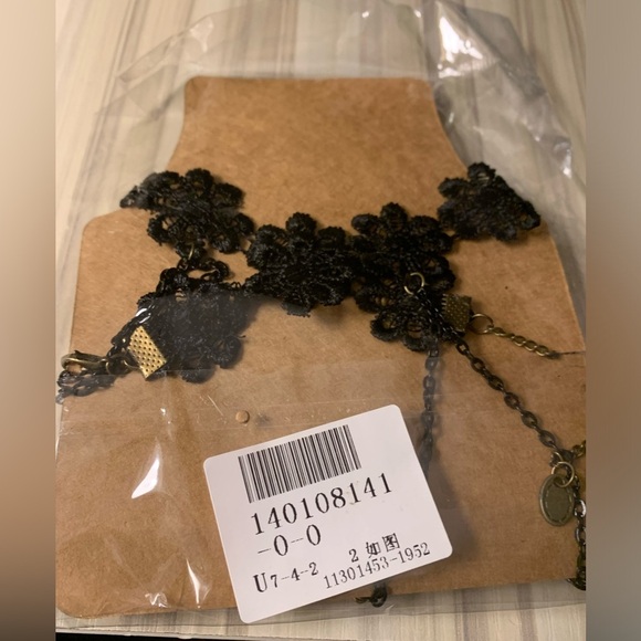 NWT Handmade Choker with medallion and chains - Picture 1 of 9